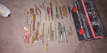 Herramientas de mano robadas que se vendían en grupos de Facebook