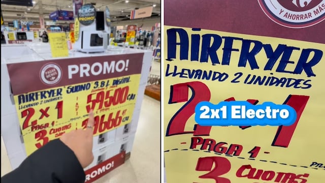 Un supermercado lanzó un 2x1 de locura