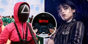 Netflix convertirá a Merlina y El juego del calamar en videojuegos.