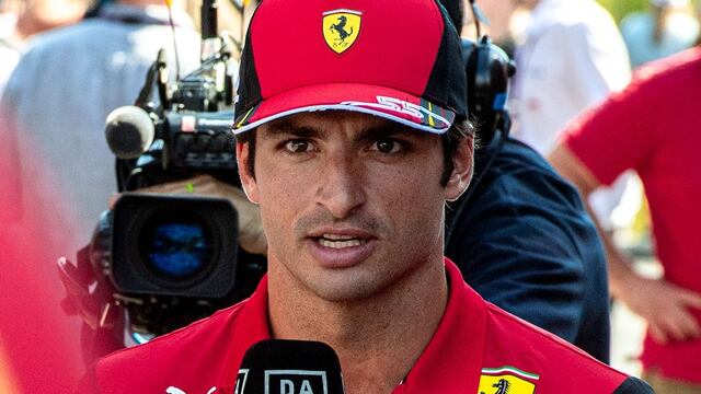 Sainz largará desde el primer lugar en el Gran Premio de Bélgica de F1.