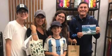 El exfutbolista argentino Javier Zanetti visitó las Cataratas del Iguazú: “Una experiencia inolvidable”.