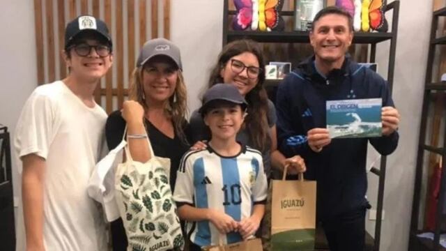 El exfutbolista argentino Javier Zanetti visitó las Cataratas del Iguazú: “Una experiencia inolvidable”.