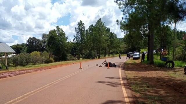 Otro motociclista fallecido en un accidente de tránsito en Alba Posse.