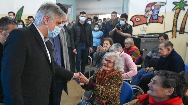 Martín Llaryora. Celebración del 99° aniversario del hogar de ancianos Padre La Mónaca. (Municipalidad de Córdoba)