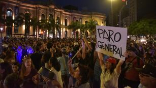 cacerolazo en patio olmos