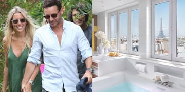 El lujoso hotel donde vacacionan Benjamín Vicuña y Eli Sulichín en París