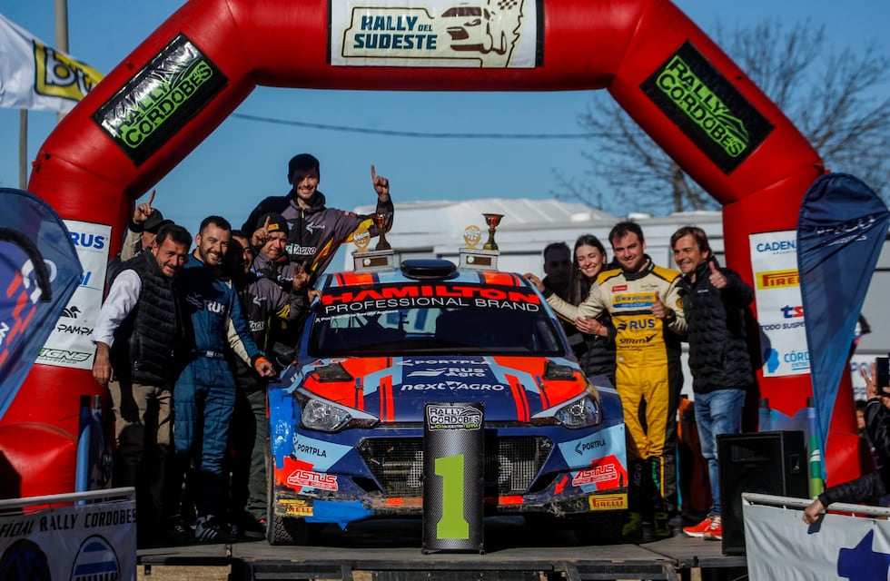 Santiago Baldo fue el ganador absoluto del Rally del sudeste cordobés