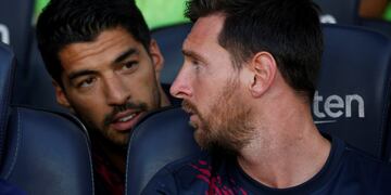 Suárez y Messi, otra vez juntos. (AP/Archivo)
