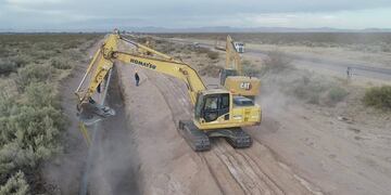 Avanza la construcción del gasoducto en San Rafael