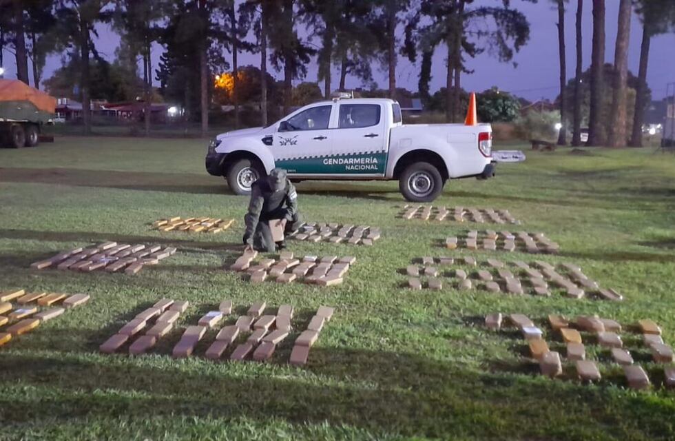 Gendarmería Nacional secuestró marihuana en Colonia Delicia