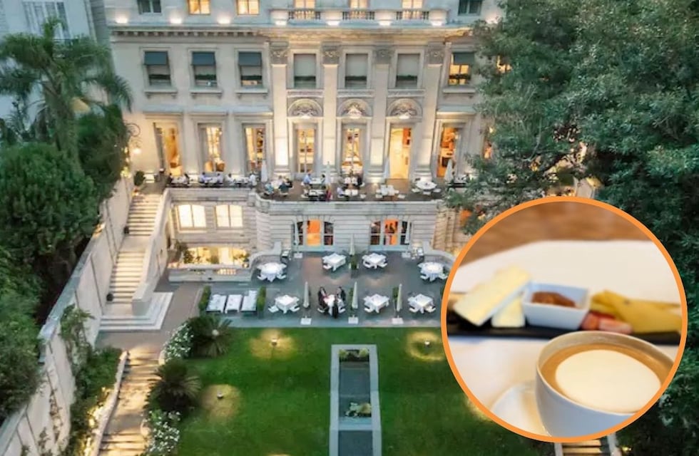 Pidió un café y una tabla de 2 quesos en el Palacio Duhau y esto fue lo que le cobraron