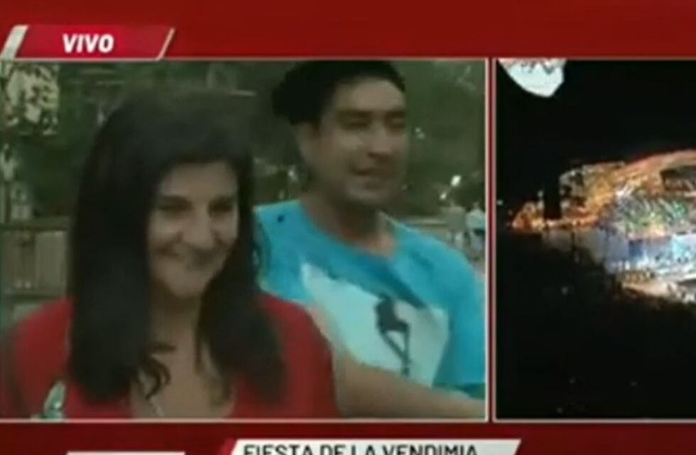 Hacían una nota televisiva en plena calle en Mendoza y dos jóvenes interumpieron de forma incómoda