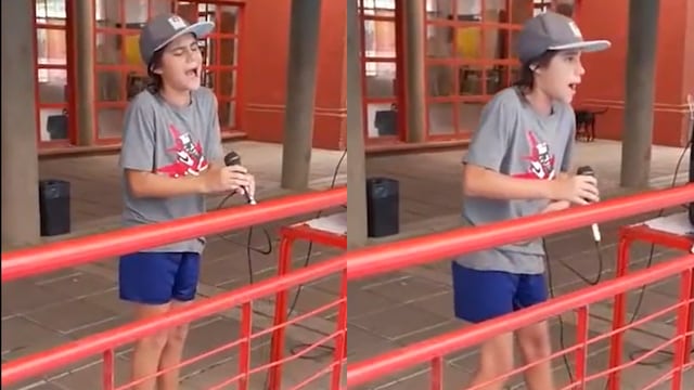 Valentino tiene 14 años y es de Rosario