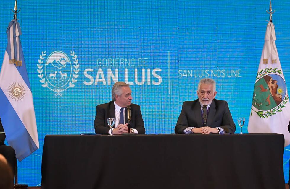 Cuáles son las obras e inversiones que anunció Alberto Fernández en su visita a San Luis