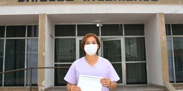 Profesionales de la Salud celebraron la llegada de las vacunas.