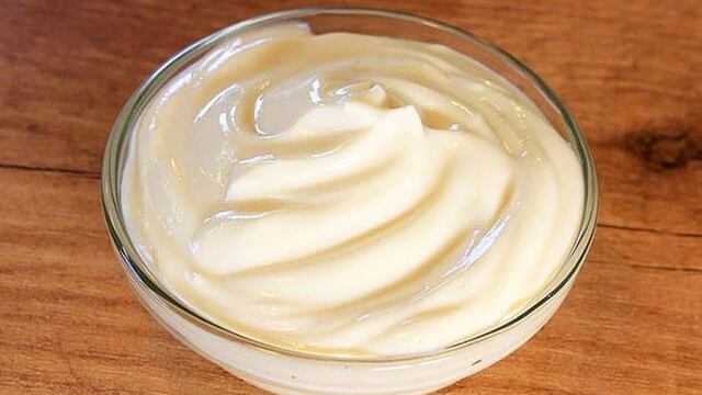 Receta de mayonesa sin huevo.