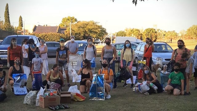 Limpieza y reciclaje en el Lago Güemes