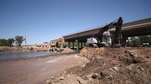 Construcción de la Autovía Ruta 5, que unirá Alta Gracia con Villa Ciudad América .(Foto gentileza Gobierno de Córdoba)