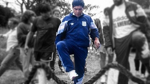 "Se nos fue el más grande", aseguró el DT de Instituto, que fue dirigido por Diego en Racing Club.