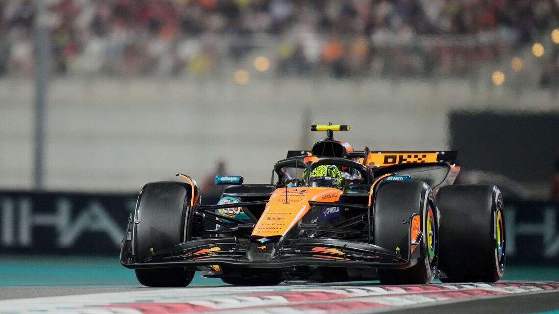 El inglés Norris se quedó con la gloria este domingo (Foto: AP).