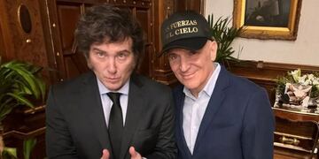 El presidente Javier Milei junto apoyó la "rebelión fiscal" que propuso José Luis Espert contra Axel Kicillof.