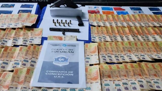 Alto Verde: secuestraron 42 tarjetas de débito, más de $700 mil, armas y drogas en allanamiento