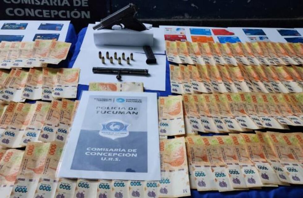 Alto Verde: secuestraron 42 tarjetas de débito, más de $700 mil, armas y drogas en allanamiento
