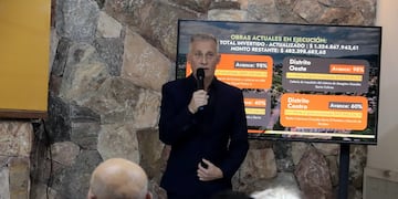 Avilés pidió apoyo a la provincia por el Lago San Roque.