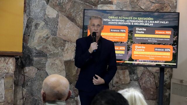 Avilés pidió apoyo a la provincia por el Lago San Roque.