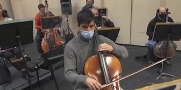 Músicos de la Orquesta Sinfónica de Salta