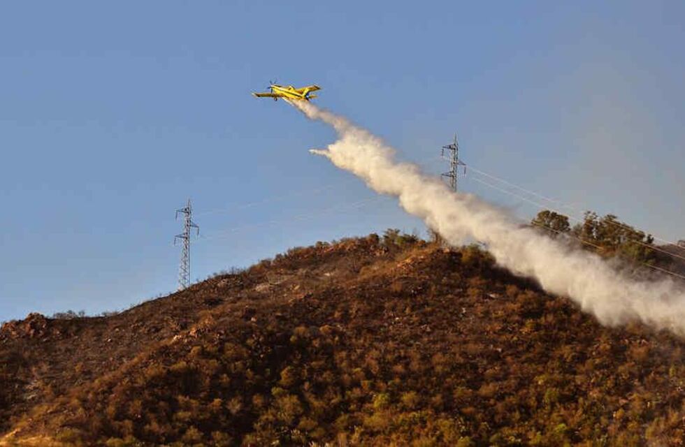 Alerta y riesgo extremo de incendios forestales en Punilla