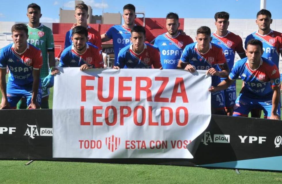 Los jugadores de Unión le enviaron su apoyo a Leopoldo Jacinto Luque