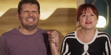 Rodrigo Salcedo y Silvana Díaz en la primera noche de la quinta semana de competencia en MasterChef Argentina.