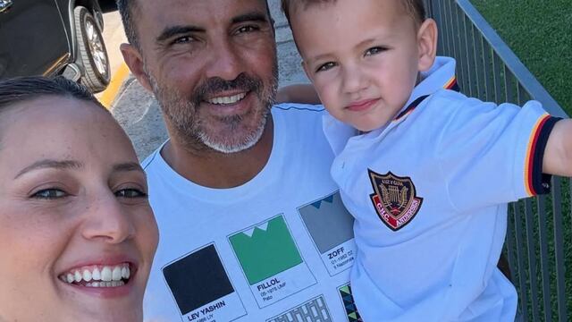 Luca tuvo un accidente doméstico y preocupó a sus padres.