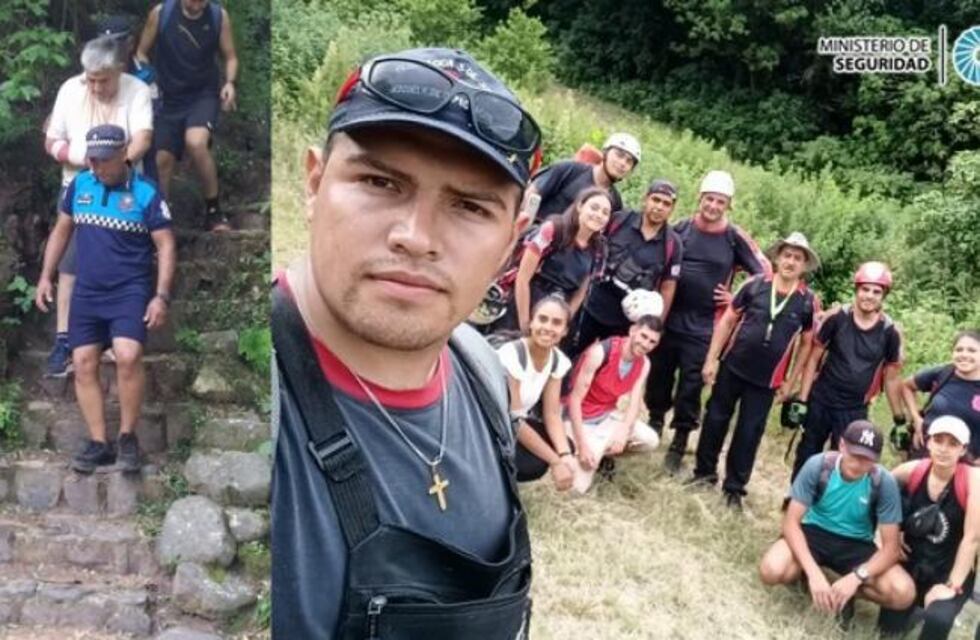 Rescataron a los senderistas que se extraviaron en el Parque Nacional Sierras de San Javier