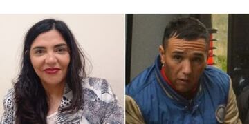 La jueza Mariel Suárez y el preso Cristian “Mai” Bustos. Fueron filmados besándose dentro de una cárcel en Chubut. (Foto / El Patagónico)