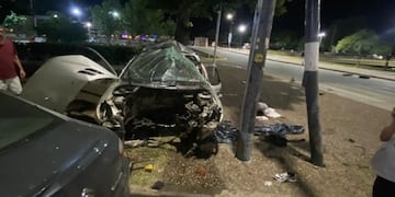 A tres días de la tragedia en Rosario, la niña regresó a Córdoba. Foto: Gentileza Cadena 3.