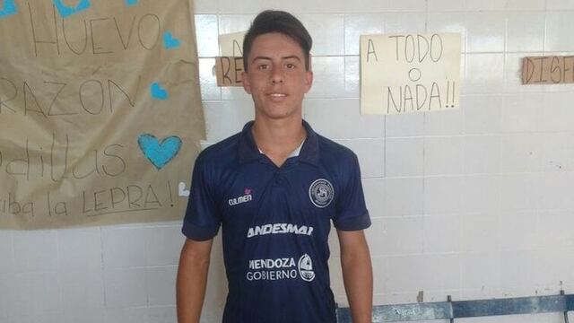 Brian Lacroux de 18 años murió esta madrugada al chocar de frente con un camión en la Ruta 40 en Lavalle. Gentileza Los Andes
