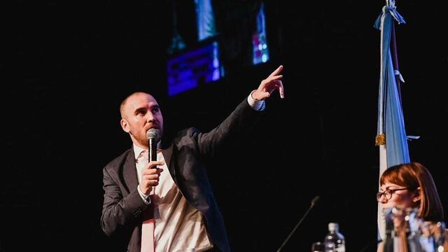 Martín Guzmán en conferencia frente a empresarios pymes en Salta