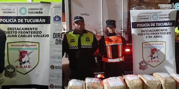 Secuestran droga y neumáticos en un operativo Lapacho.