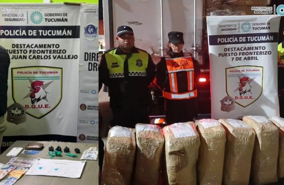 Secuestran drogas y cubiertas durante un Operativo Lapacho