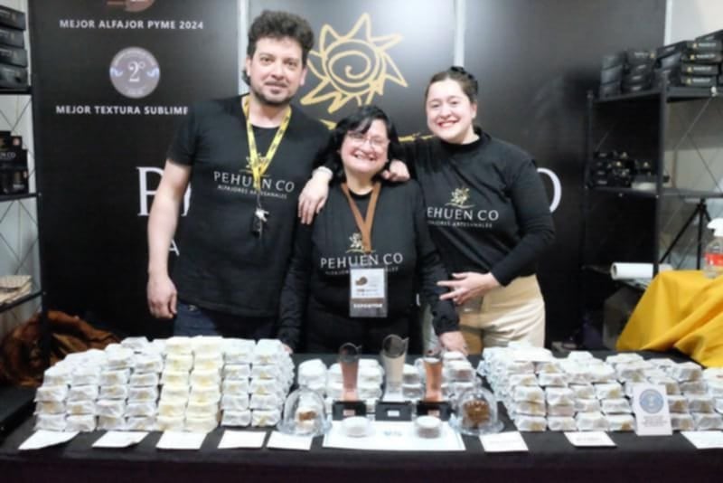 Los alfajores Pehuen Co ganaron en tres categorías en el Mundial del Alfajor 2025