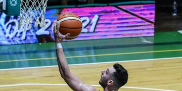 Mateo Chiarini, el goleador en la última presentación de la Gloria.