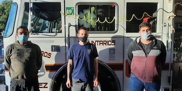 La persona había sufrido una caída en el techo de su vivienda.