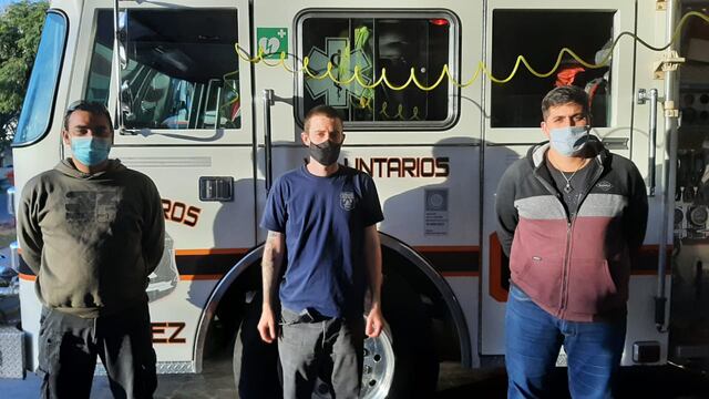 La persona había sufrido una caída en el techo de su vivienda.