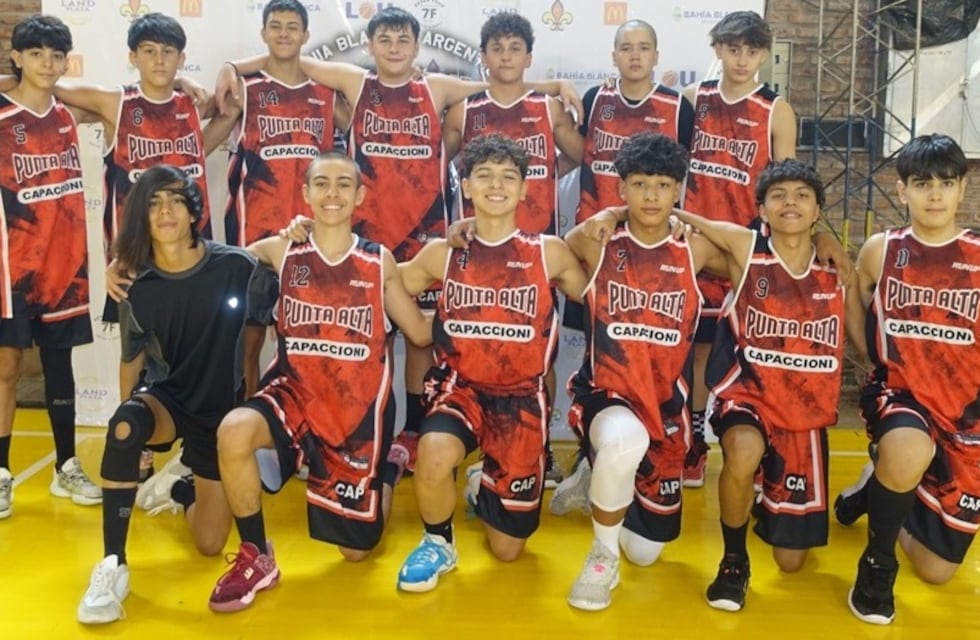 Básquet: el U - 15 de Punta Alta, Subcampeón en el torneo “Cuna de Campeones”