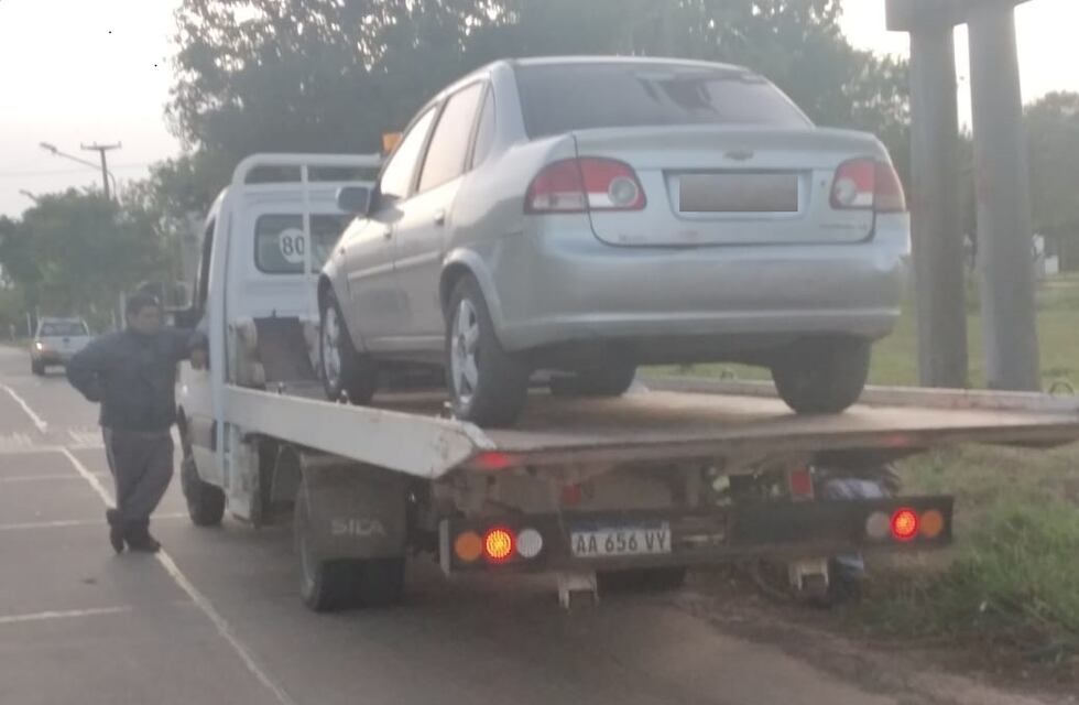 Manejaba alcoholizado y le sacaron el auto