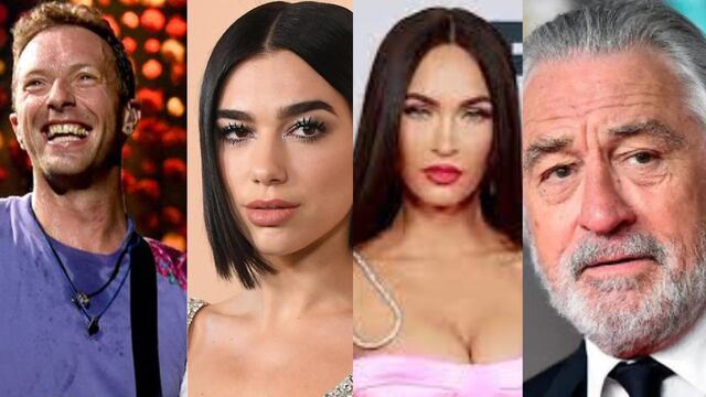 Chris Martin, Dua Lipa, Megan Fox y Robert De Niro estuvieron en suelo argentino.