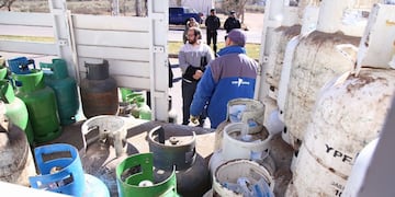 El operativo "La Garrafa en tu barrio" estará la semana en distintos departamentos de Mendoza.