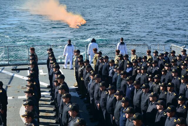 Honores al submarino ARA “San Juan”